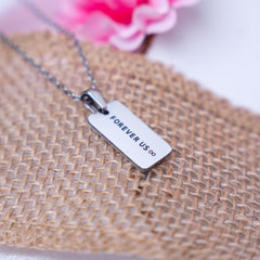 Forever Us Colored Photo Necklace