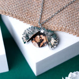 Sunflower Colored Photo Necklace
