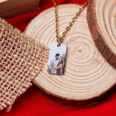 Forever Us Colored Photo Necklace