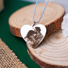 Heart Photo Necklace