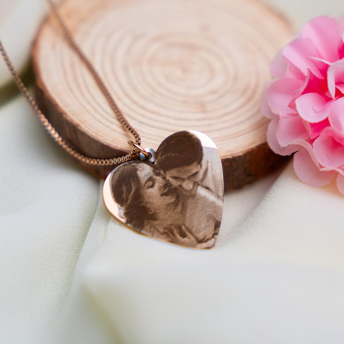 Heart Photo Necklace