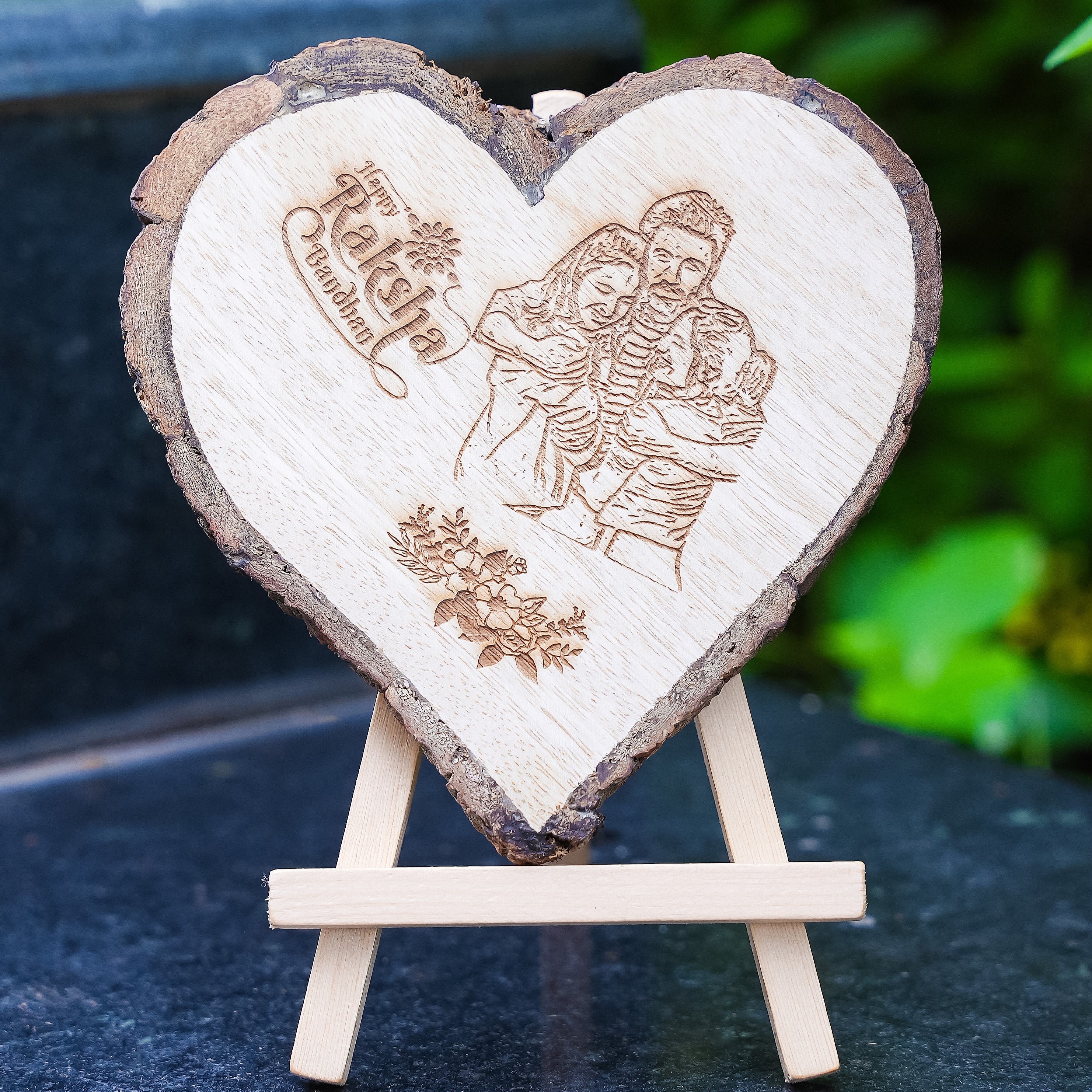 Heart Wooden Photo Frame