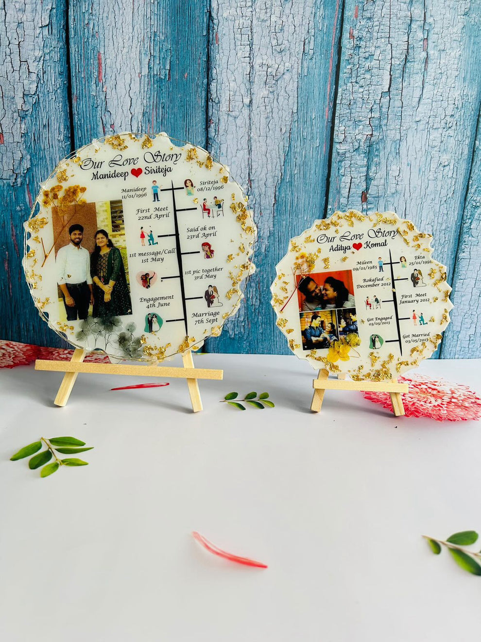 Love Story Resin Artwork