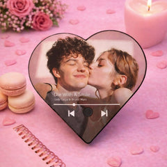Personalized Heart Fridge Music Magnet
