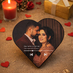 Personalized Heart Fridge Music Magnet