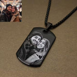 Tag Photo Necklace