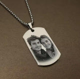 Tag Photo Necklace