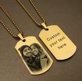 Tag Photo Necklace