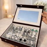 12 Jhumka Box With Premium Mirror Box And Name