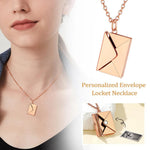 Load image into Gallery viewer, Envelope Photo Necklace
