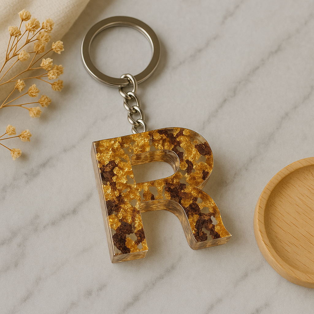 Personalized Initial  Keychains