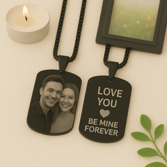 Tag Photo Necklace