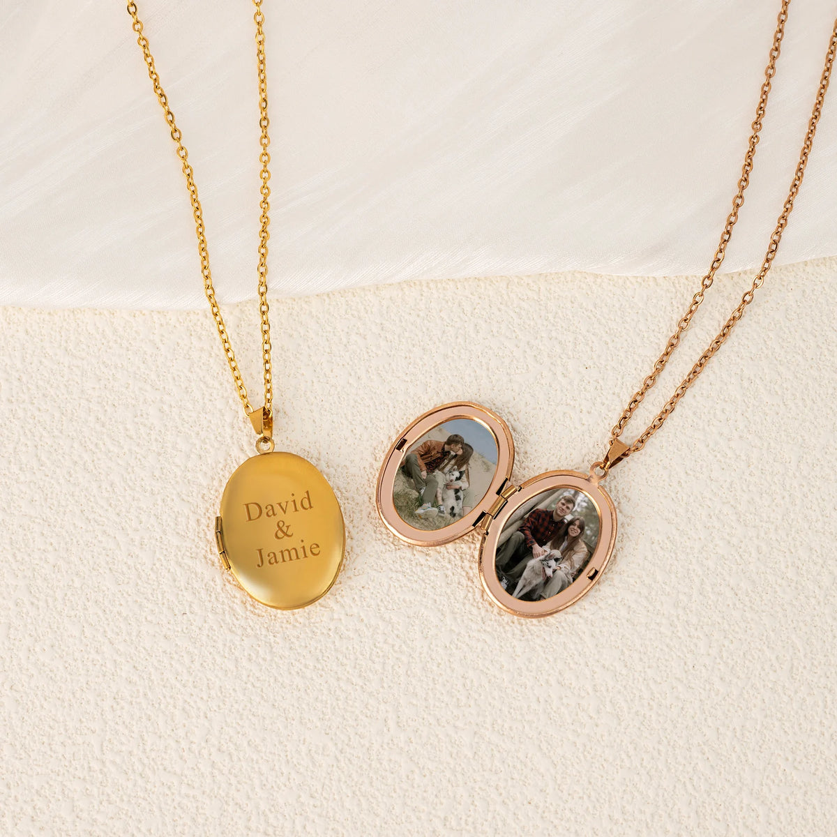 Personalized Photo Oval  Necklace