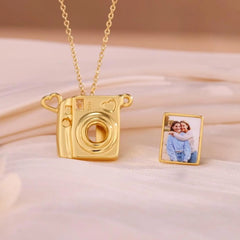 Mini Camera Colored Photo Necklace