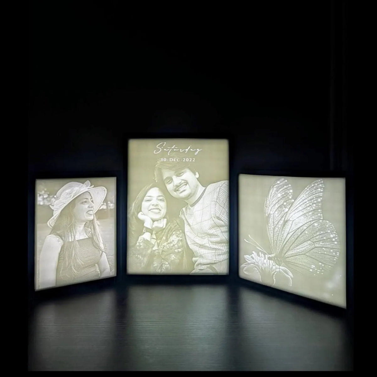 Custom LED Lithophane Photo Frame