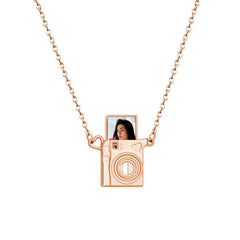 Mini Camera Colored Photo Necklace