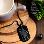 Load image into Gallery viewer, Har Har Mahadev Micro Sculpted Pendant
