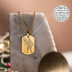 Har Har Mahadev Micro Sculpted Pendant