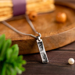 Men's Eye Photo Pendant
