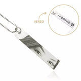 Spotify Eye Photo Necklace