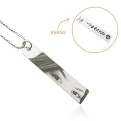 Spotify Eye Photo Necklace