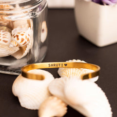 Engraved Name Bracelet - Gold - Xctasy